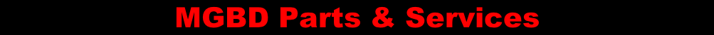MGBD Parts & Services