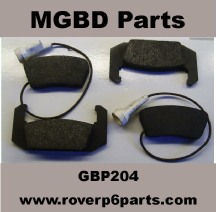 ROVER P6 REAR BRAKE PADS